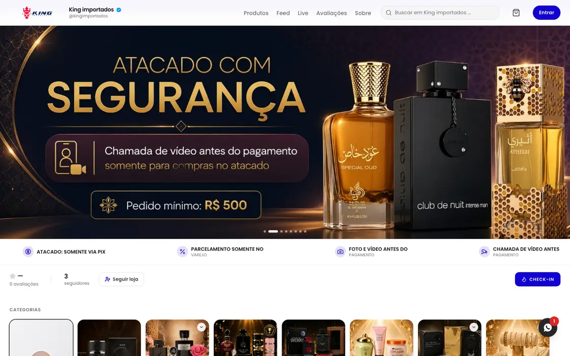 Loja King Importados